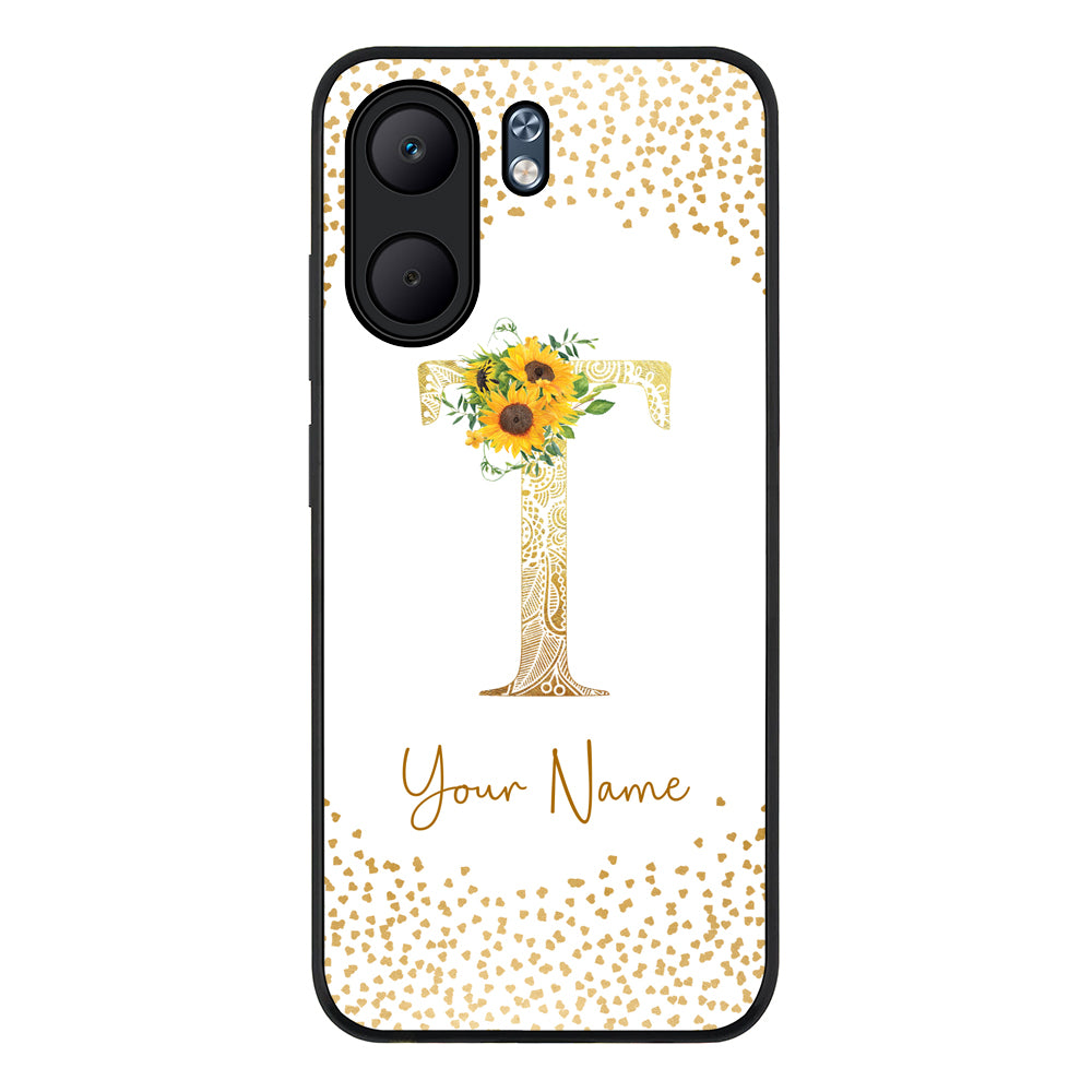 Floral Mandala Initial Phone Case - Oppo