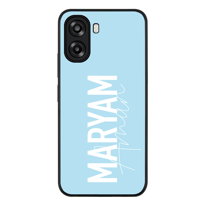 Personalized Name Vertical, Phone Case - Oppo