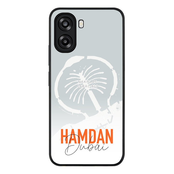 Personalized Location Map & Name, Phone Case - Oppo