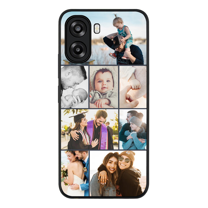 Personalised Photo Collage Grid Phone Case - Oppo