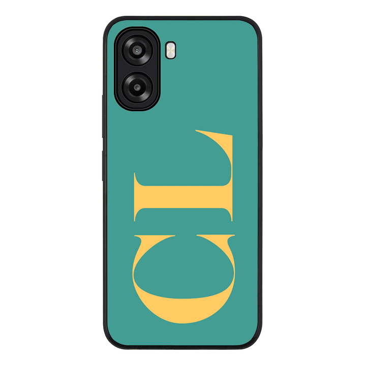 Personalized Monogram Large Initial 3D Shadow Text, Phone Case - Oppo