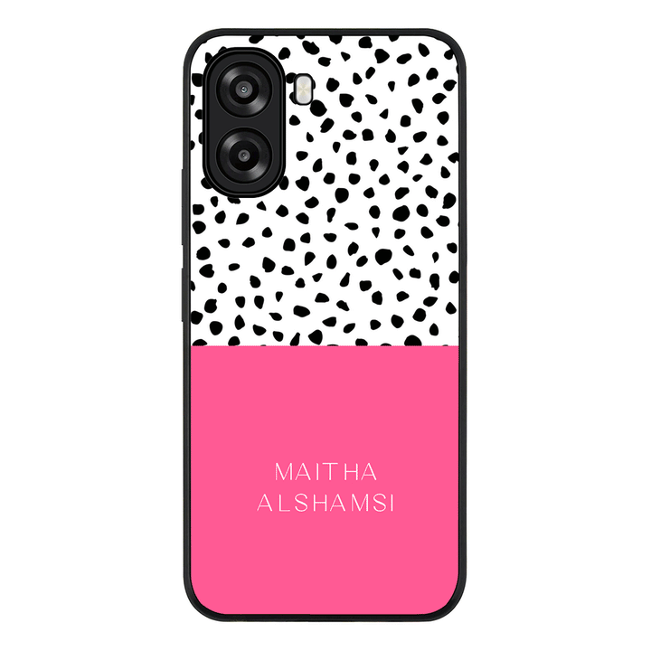 Personalized Text Colorful Spotted Dotted, Phone Case - Oppo