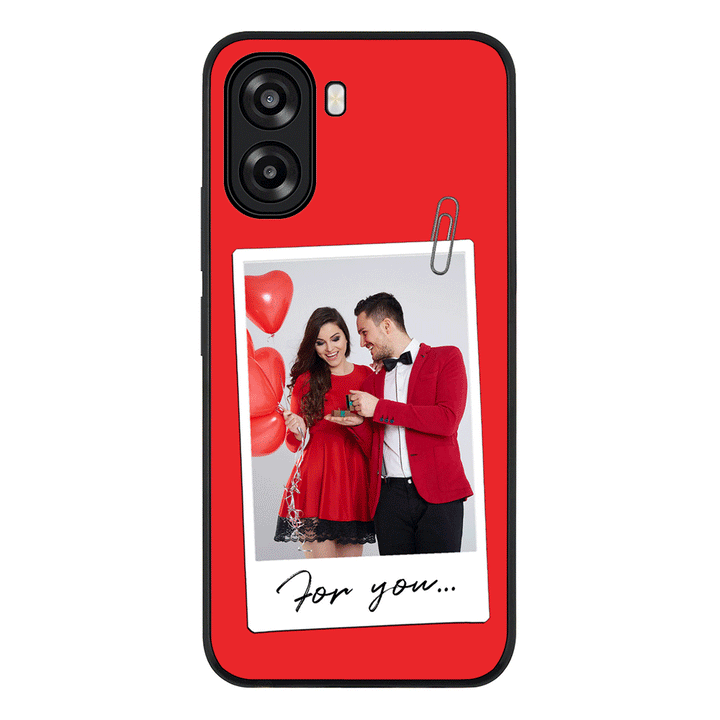 Personalized Polaroid Photo Valentine, Phone Case - Oppo