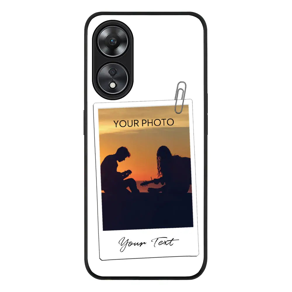 Polaroid Photo Phone Case - Oppo - A78 5G / A58 / Rugged Black - Android | Stylizedd