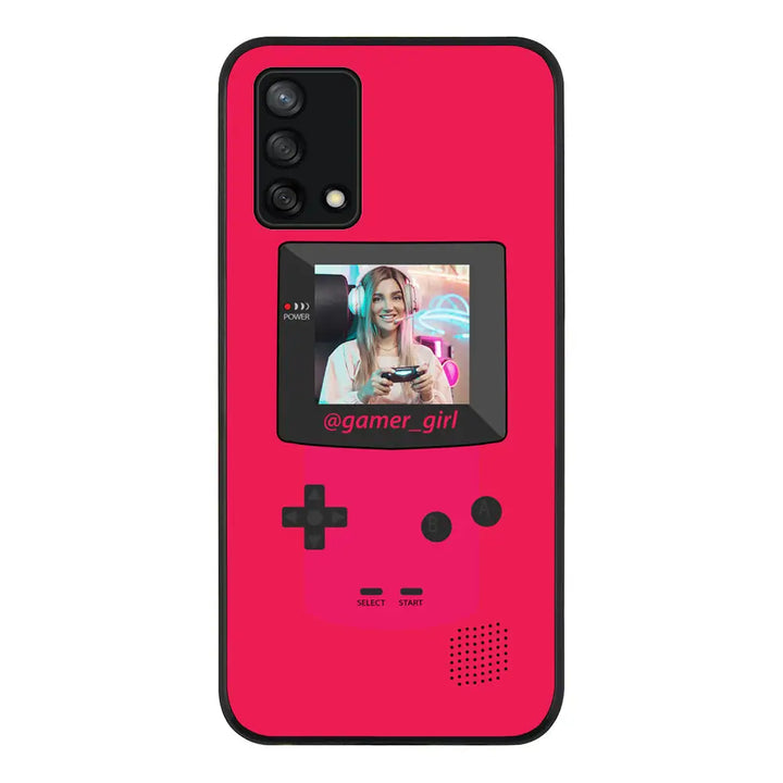 Oppo A95 4G / Oppo F19 / Rugged Black Phone Case Customized Retro Game Console, Phone case - Oppo - Stylizedd