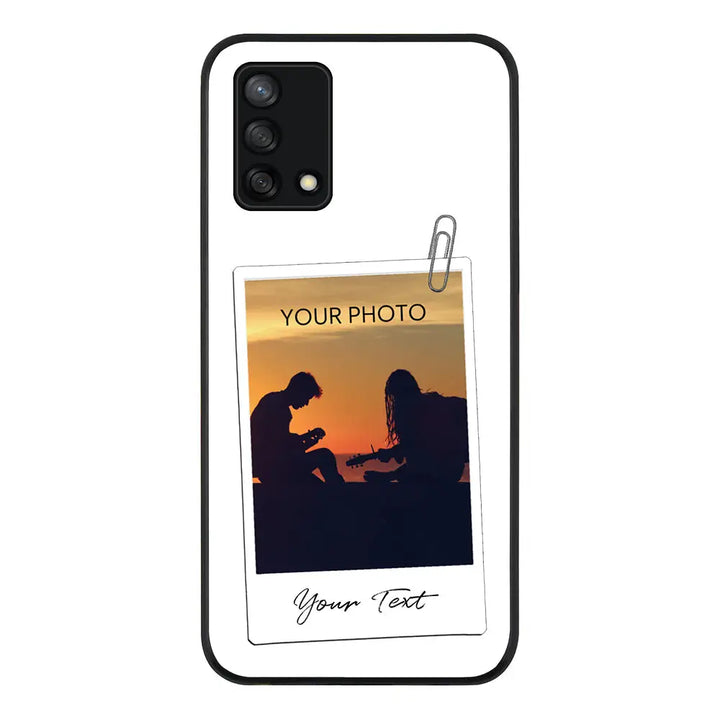 Oppo A95 4G / Oppo F19 / Rugged Black Phone Case Polaroid Photo Phone Case - Oppo - Stylizedd