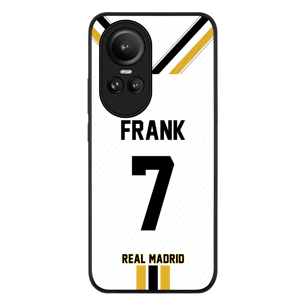 Personalized Football Clubs Jersey Phone Case Custom Name & Number - Oppo - Reno10 / Pro / Rugged