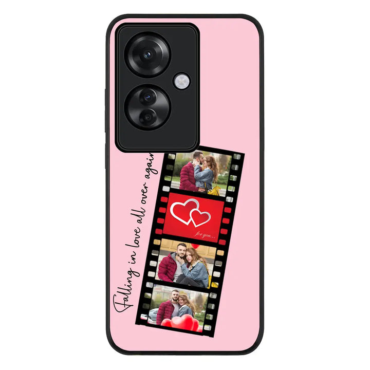 Oppo Reno11 F / F25 Pro / Rugged Black Custom Valentine Photo Film Strips, Phone Case - Oppo - Stylizedd.com