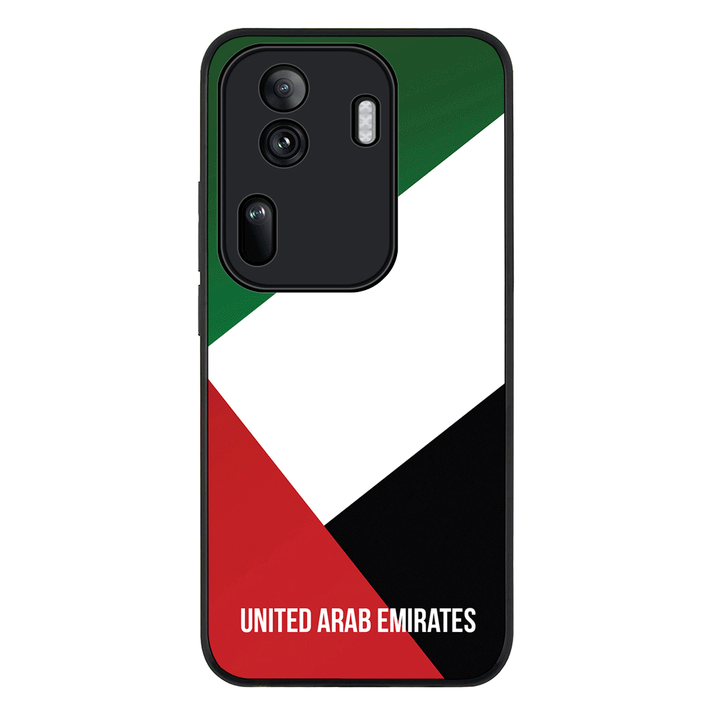 Personalized UAE United Arab Emirates Phone Case - Oppo - Reno11 Pro / Rugged Black - Stylizedd