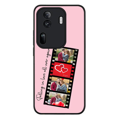 Custom Valentine Photo Film Strips Phone Case - Oppo - Reno11 Pro / Rugged Black - Stylizedd