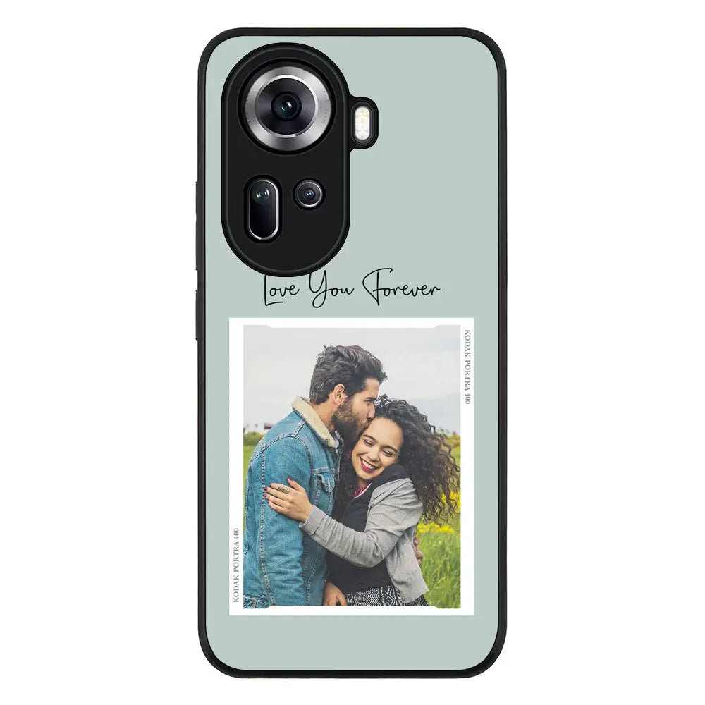 Custom Memory Photo Phone Case - Oppo - Reno11 / Rugged Black - Stylizedd