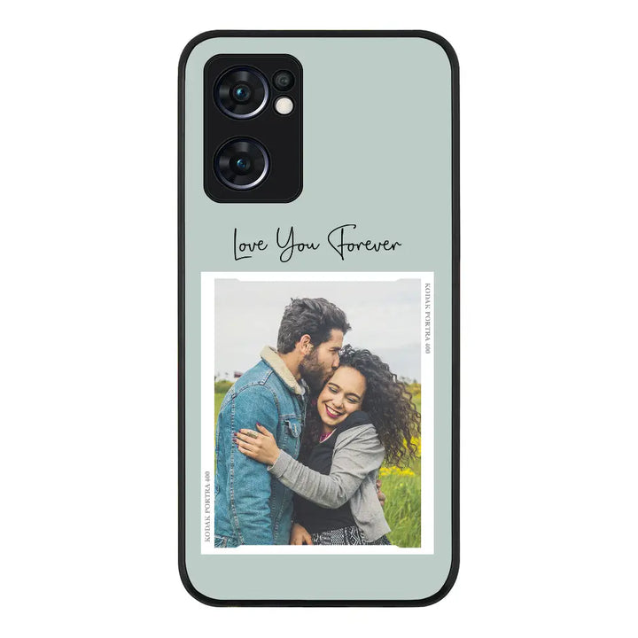 Oppo Reno7 5G / Rugged Black Phone Case Custom Memory Photo, Phone Case - Oppo - Stylizedd