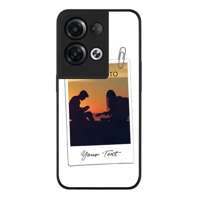 Oppo Reno 8 Pro Rugged Black Polaroid Photo Phone Case - Oppo - Stylizedd.com