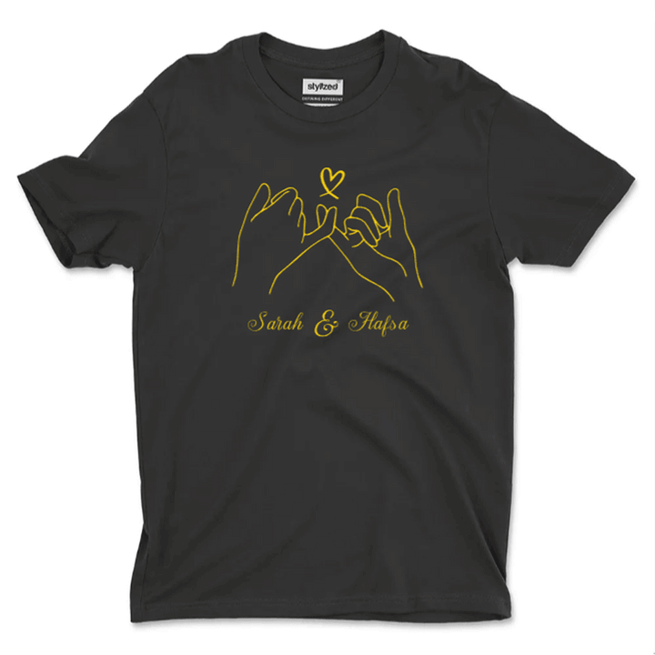 Custom Pinky Promise T - shirt - Classic - Black / XS - T - Shirt
