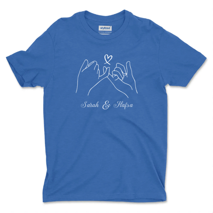 Custom Pinky Promise T - shirt - Classic - Royal Blue / XS - T - Shirt