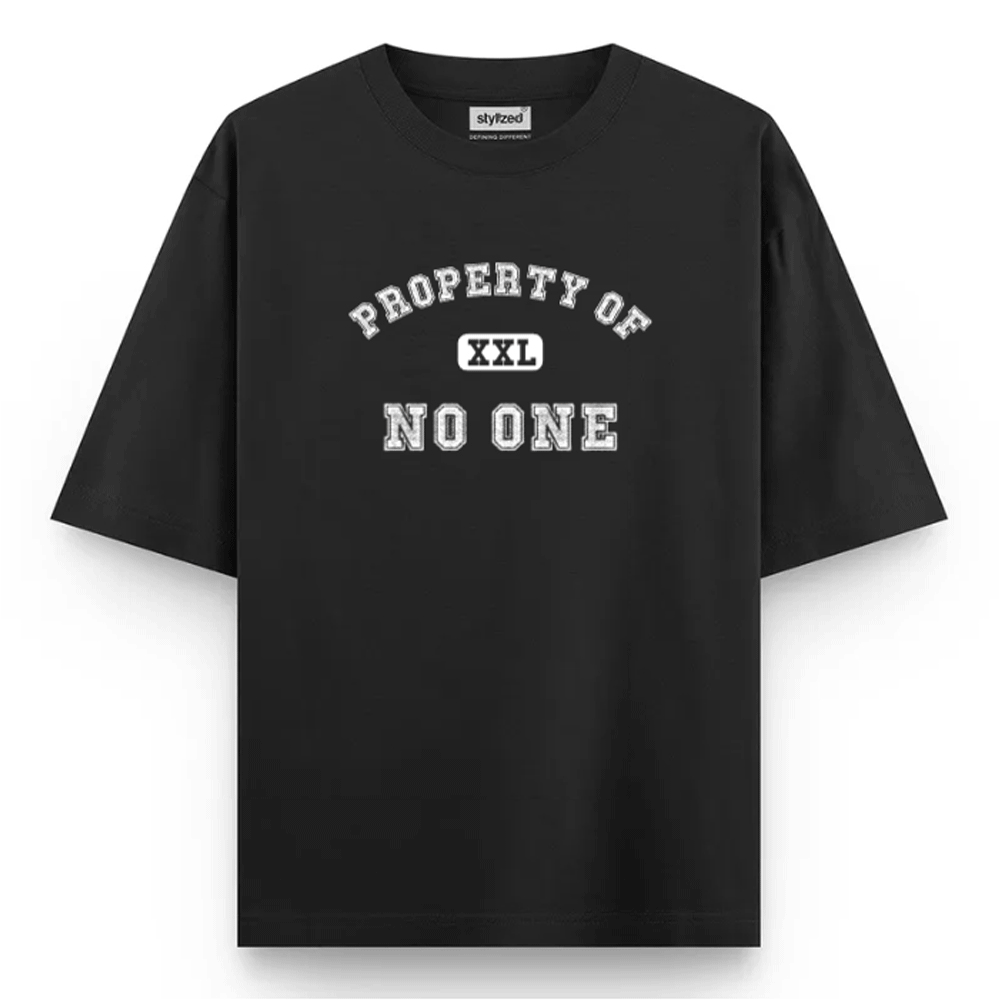 Custom Property of T-shirt - Oversize - Black / XS - T-Shirt