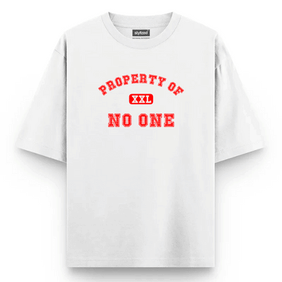 Custom Property of T-shirt - Oversize - White / XS - T-Shirt