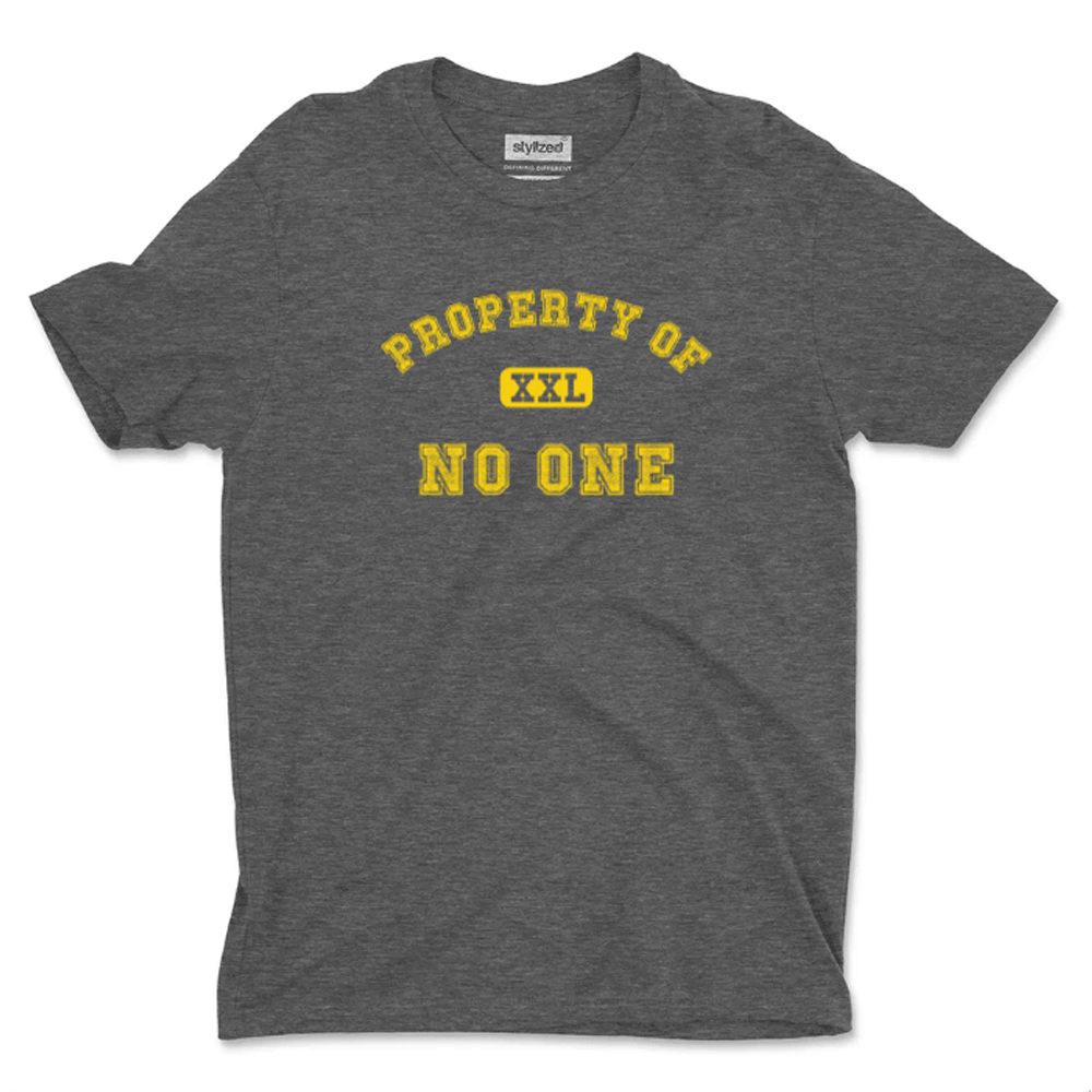 Custom Property of T - shirt - Classic - Charcoal Grey / XS - T - Shirt