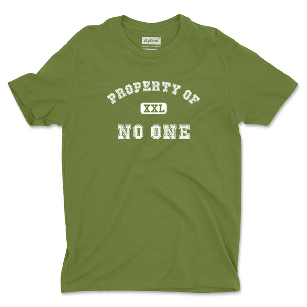 Custom Property of T - shirt - Classic - Military Green / XS - T - Shirt