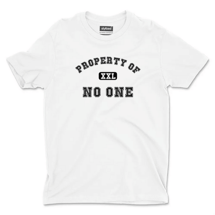Custom Property of T - shirt - Classic - White / XS - T - Shirt
