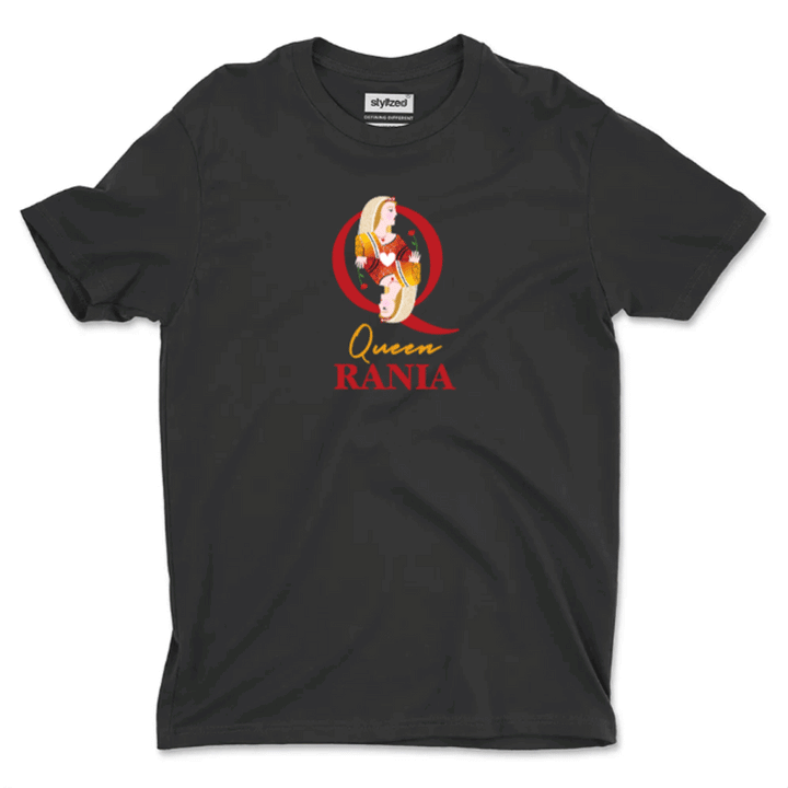 Custom Queen of Hearts T - shirt - Classic - Black / XS - T - Shirt