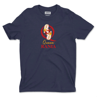 Custom Queen of Hearts T - shirt - Classic - Navy Blue / XS - T - Shirt