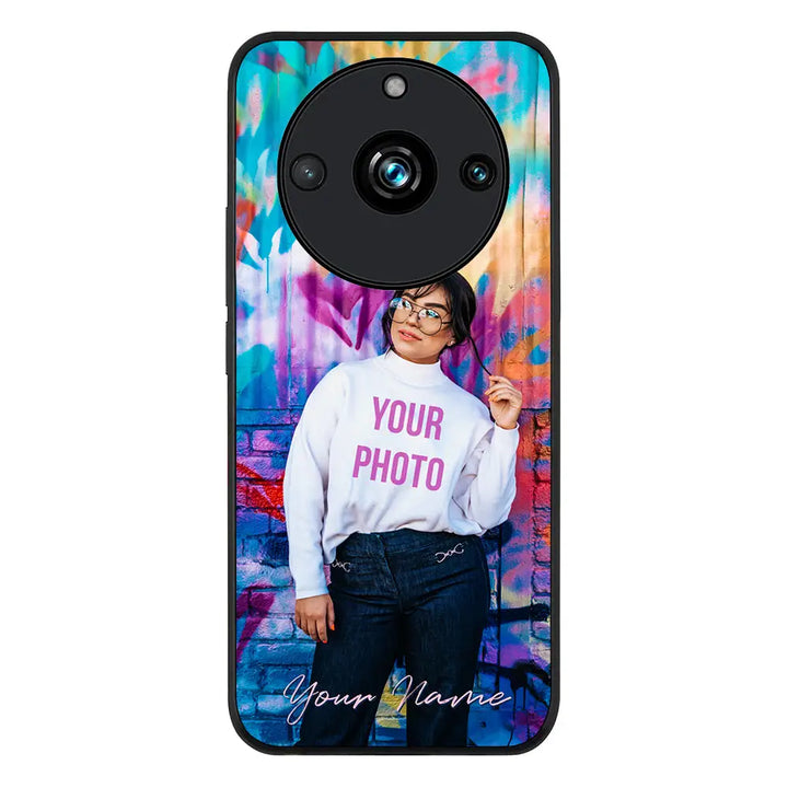 Realme 11 Pro / Realme 11 Pro Plus / Rugged Black Phone Case Custom Photo, My Style Phone Case - Realme - Stylizedd