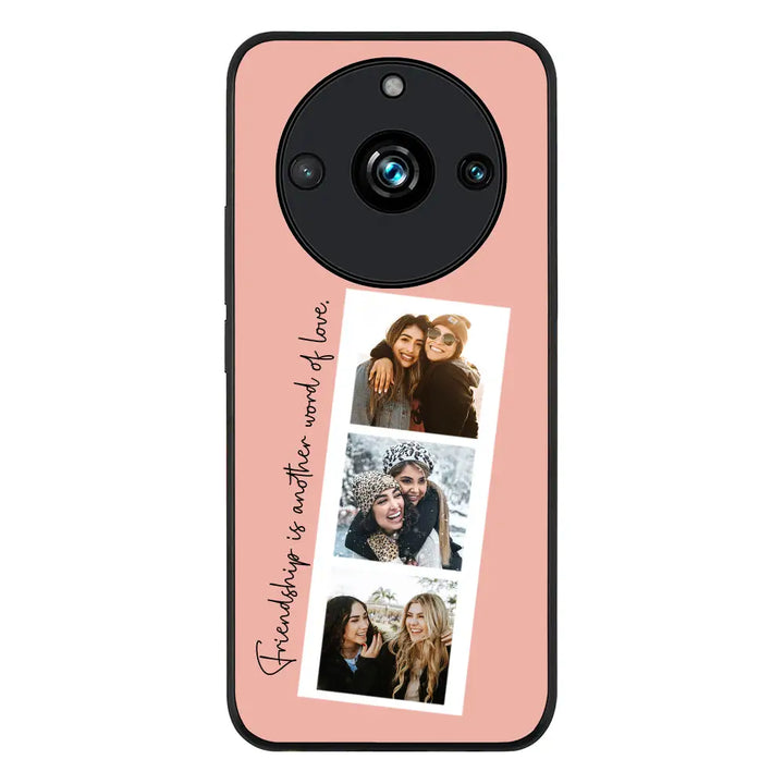 Realme 11 Pro / Realme 11 Pro Plus / Rugged Black Phone Case Custom Photo Strip Polaroid Style, Phone Case - Realme - Stylizedd