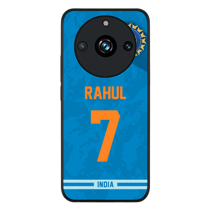 Realme 11 Pro / Realme 11 Pro Plus / Rugged Black Phone Case Personalized Cricket Jersey Phone Case Custom Name & Number - Realme - Stylizedd