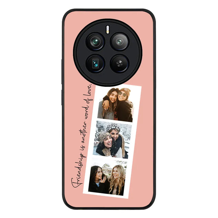 Custom Photo Strip Polaroid Style Phone Case - Realme - 12 Pro / Plus / Rugged Black - Stylizedd