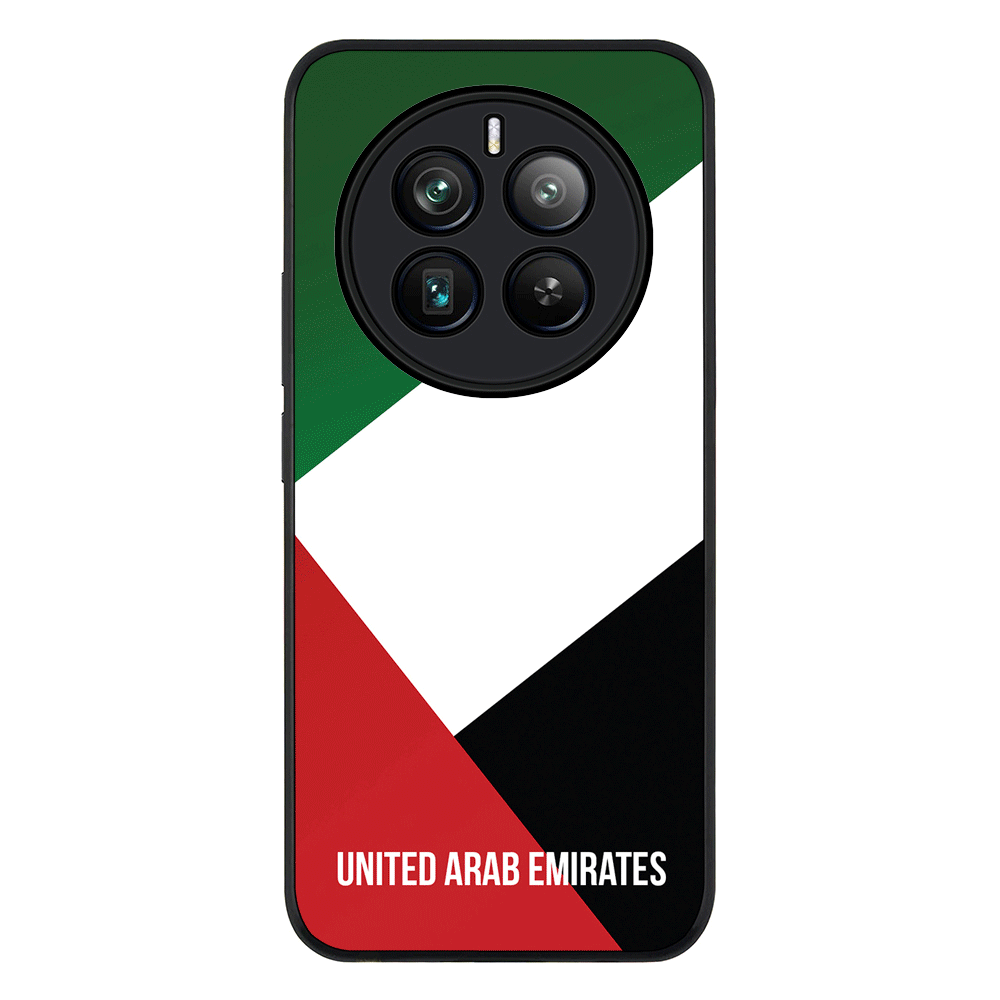 Personalized UAE United Arab Emirates Phone Case - Realme - 12 Pro / Plus / Rugged Black - Stylizedd