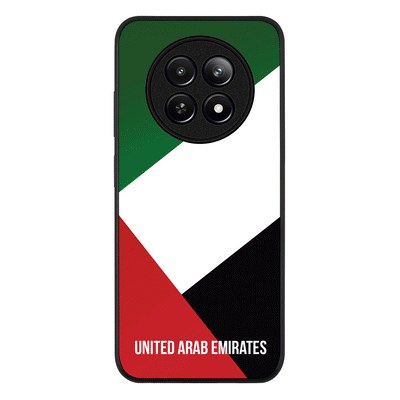 Personalized UAE United Arab Emirates Phone Case - Realme - 12 / 12x 5G / Rugged Black - Stylizedd
