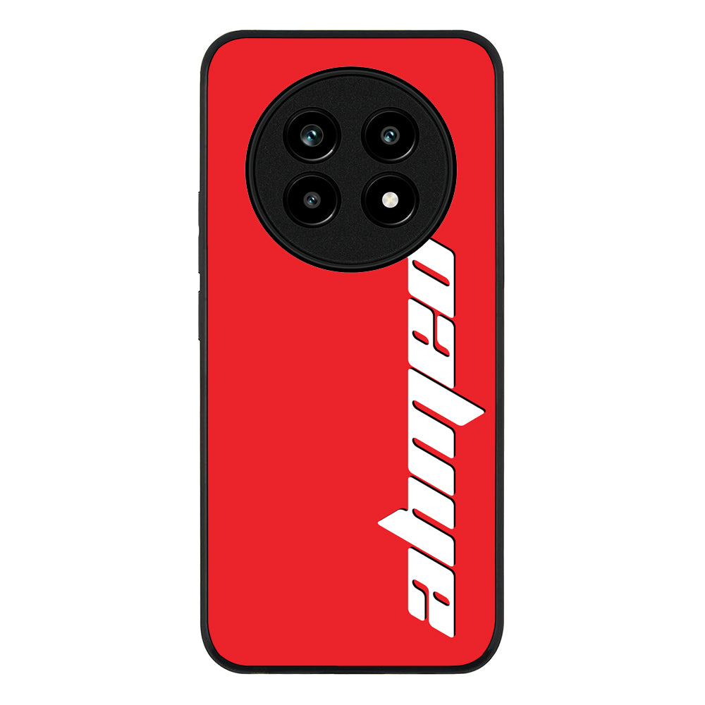Custom Text, Vertical Name Phone Case - Realme