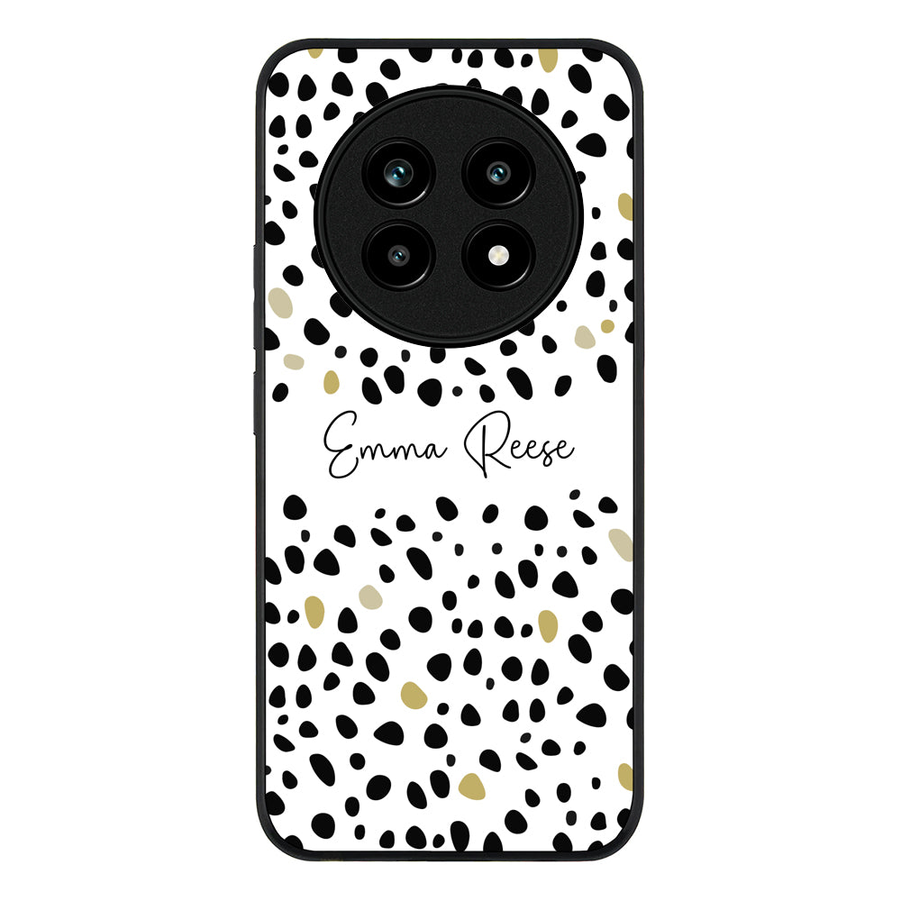 Pebble Multi Color Custom Text, My Name Phone Case - Realme