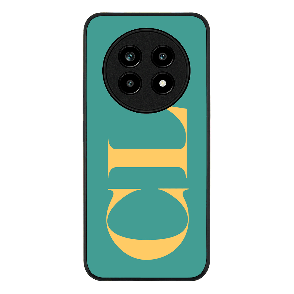 Personalized Monogram Large Initial 3D Shadow Text, Phone Case - Realme