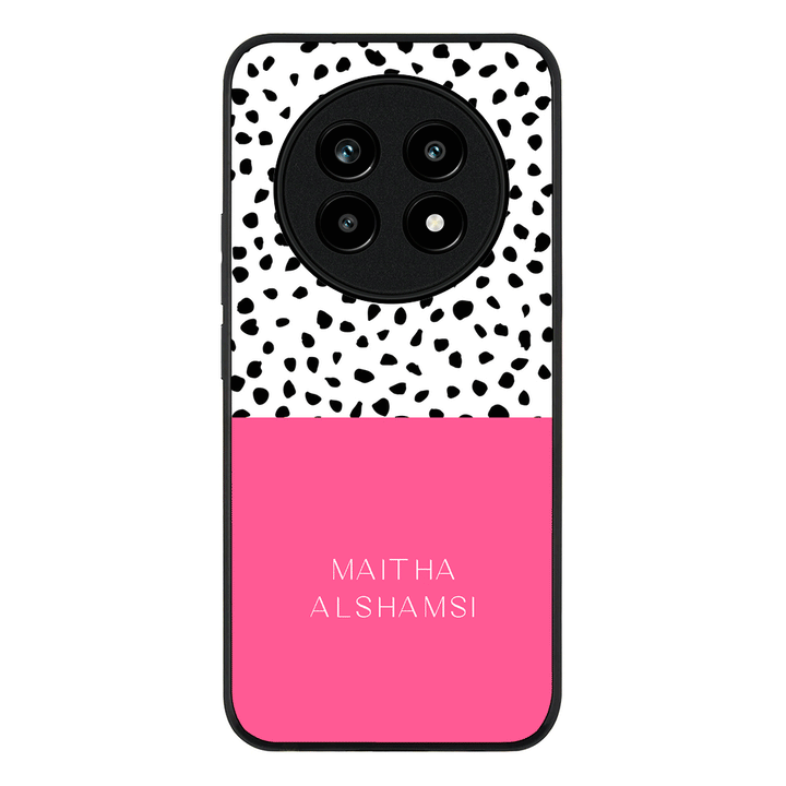 Personalized Text Colorful Spotted Dotted, Phone Case - Realme
