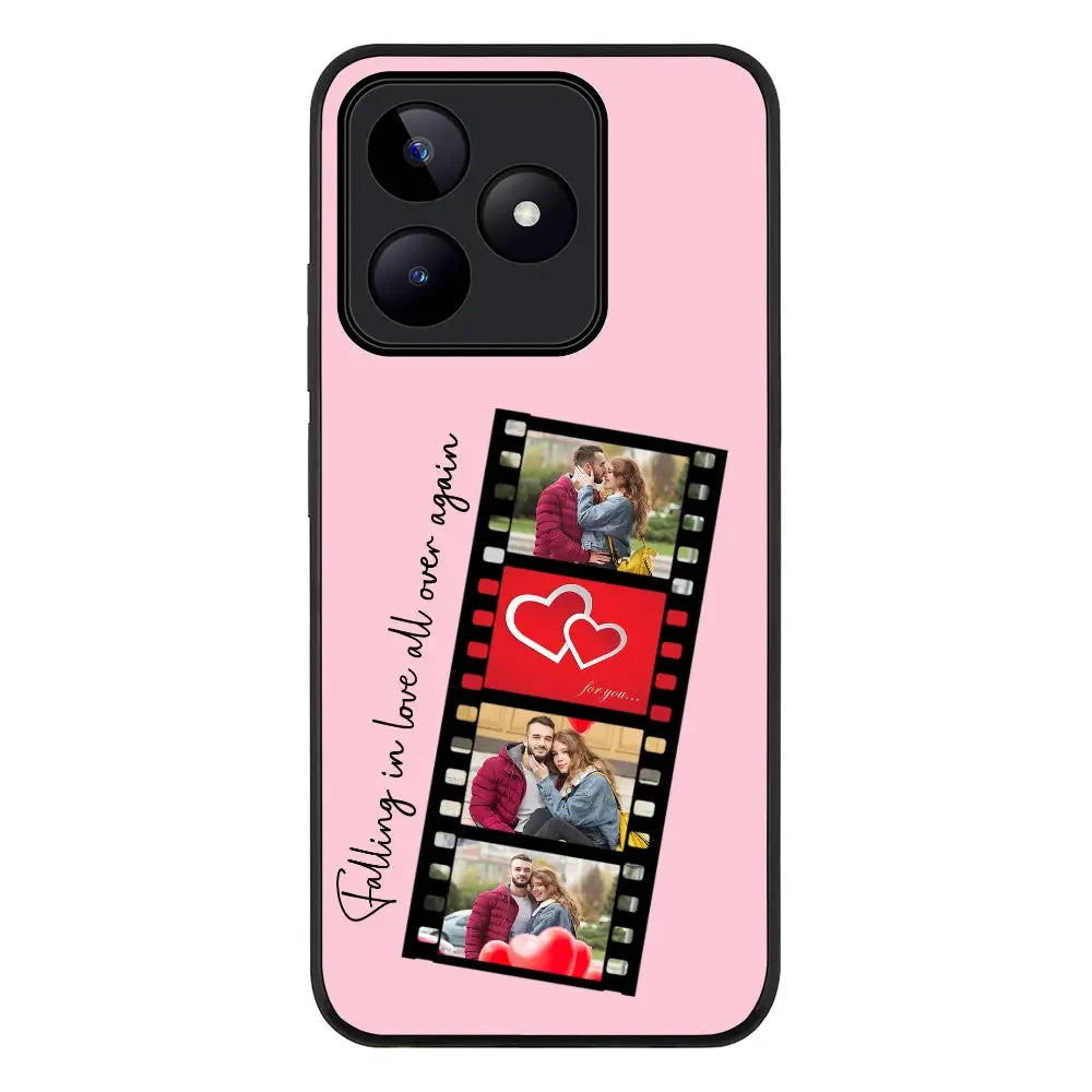 Realme C53 / Rugged Black Phone Case Custom Valentine Photo Film Strips, Phone Case - Realme - Stylizedd