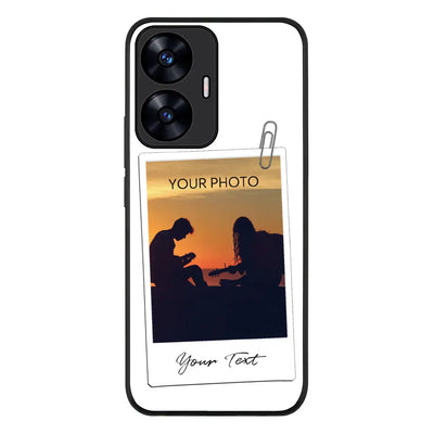 Realme C55 4G / Rugged Black Polaroid Photo Phone Case - Realme - Stylizedd.com