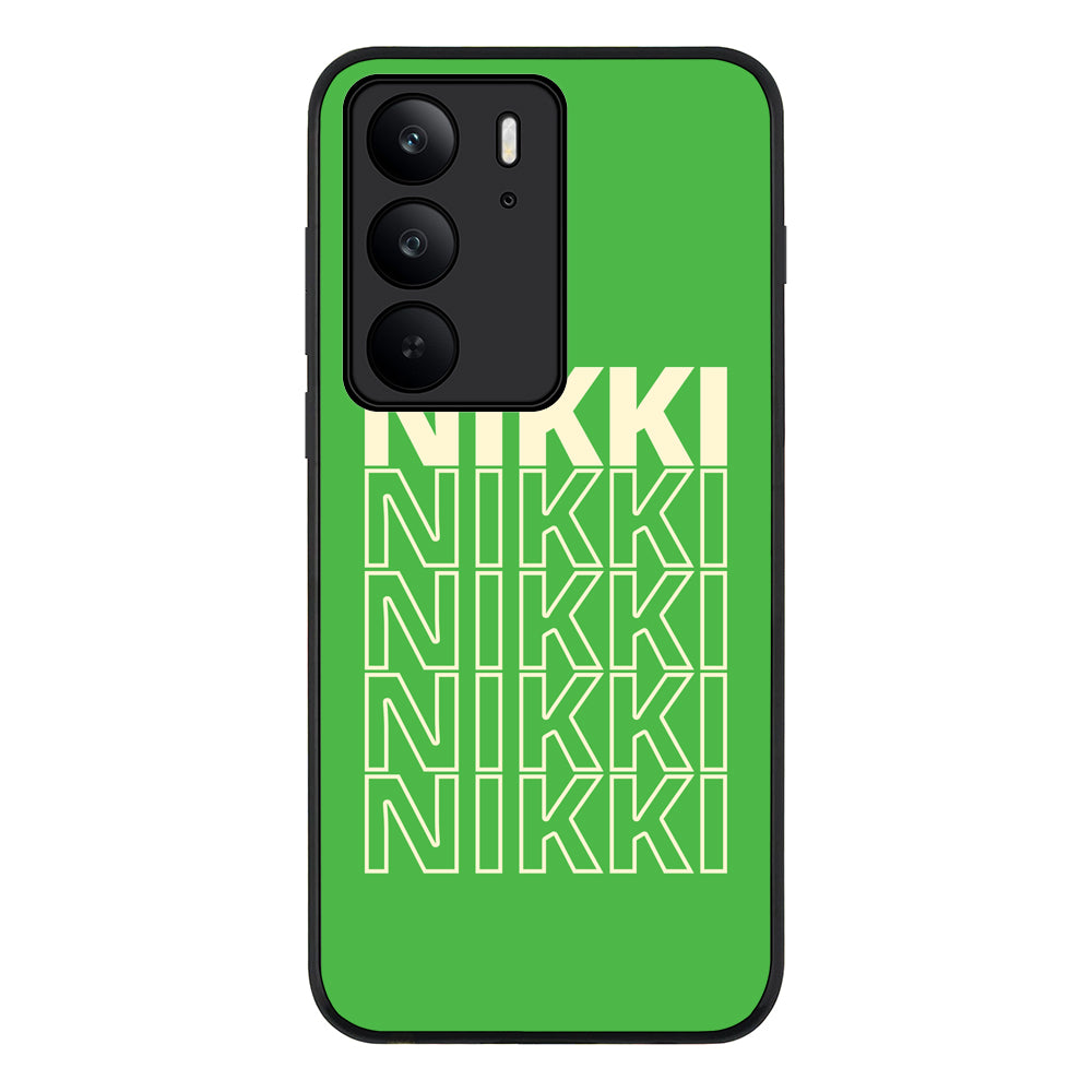 Repeated Monogram Phone Case - Realme