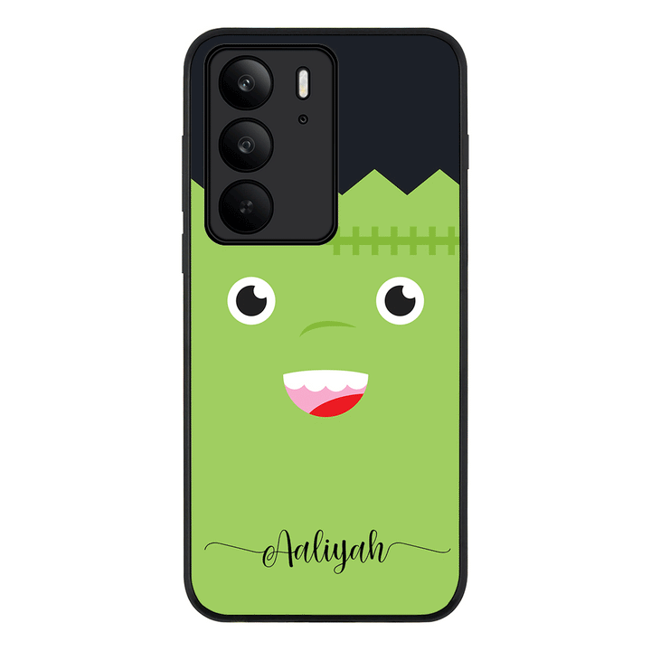 Personalized Text Cute Monsters, Phone Case - Realme