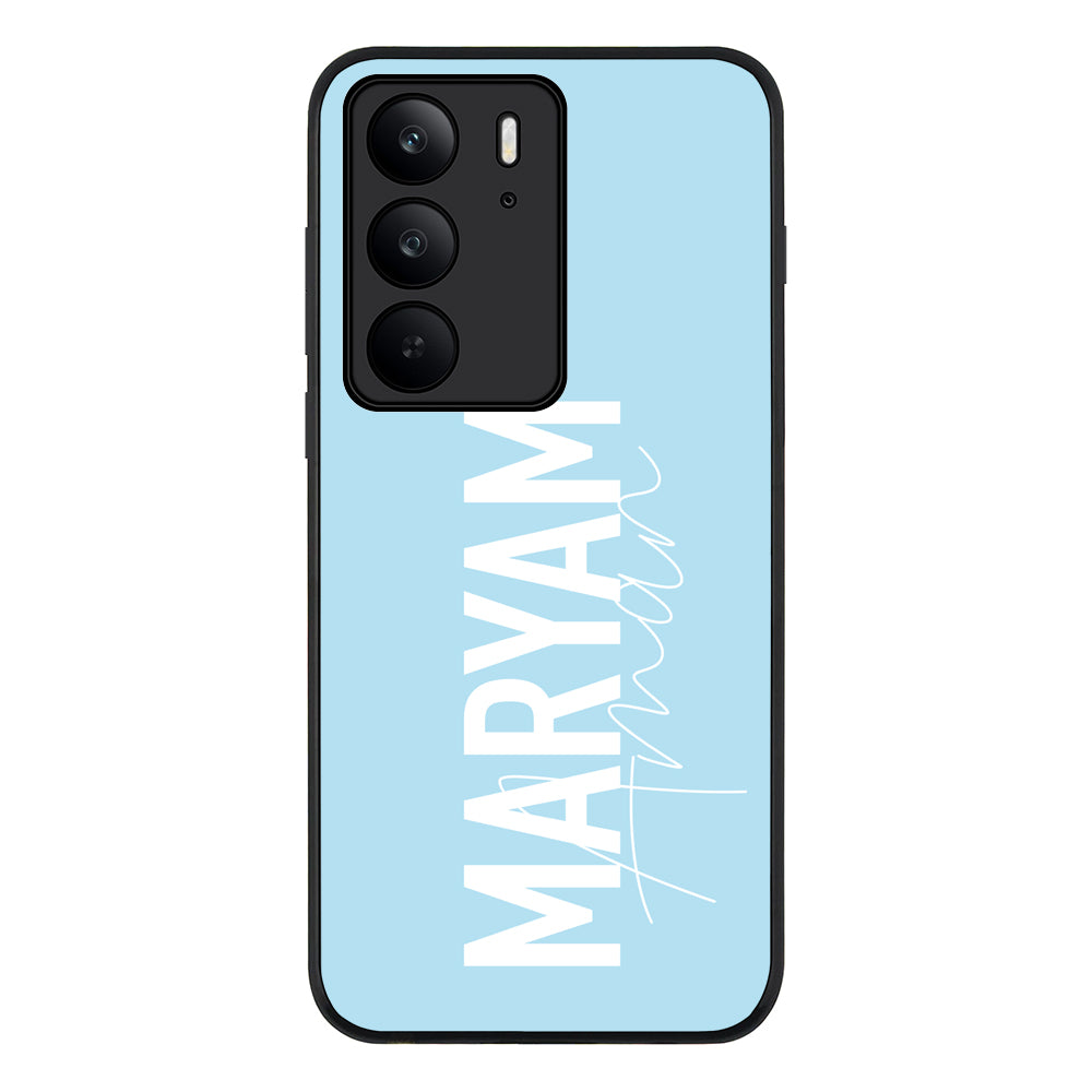 Personalized Name Vertical, Phone Case - Realme