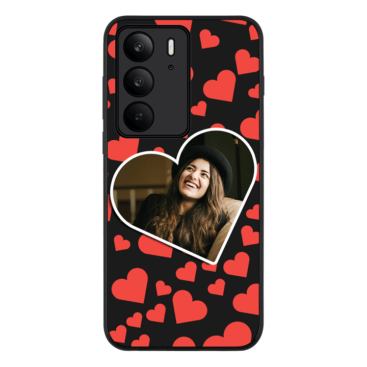 Custom Photo Heart shaped, Phone Case - Realme