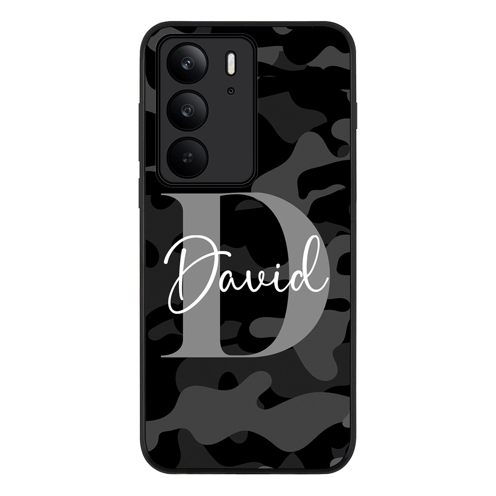 Personalized Name Camouflage Military Camo Phone Case - Realme