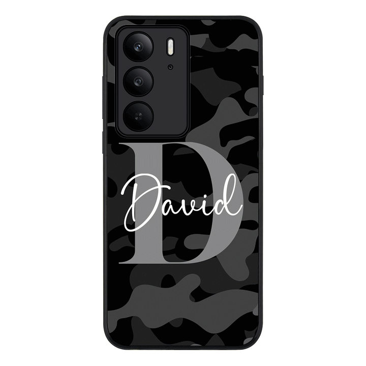 Personalized Name Camouflage Military Camo Phone Case - Realme