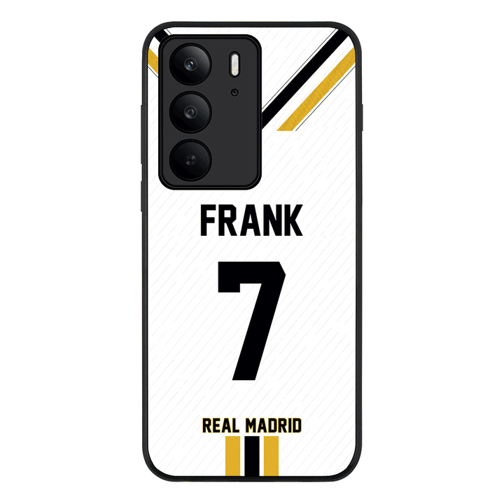 Personalized Football Clubs Jersey Phone Case Custom Name & Number - Realme