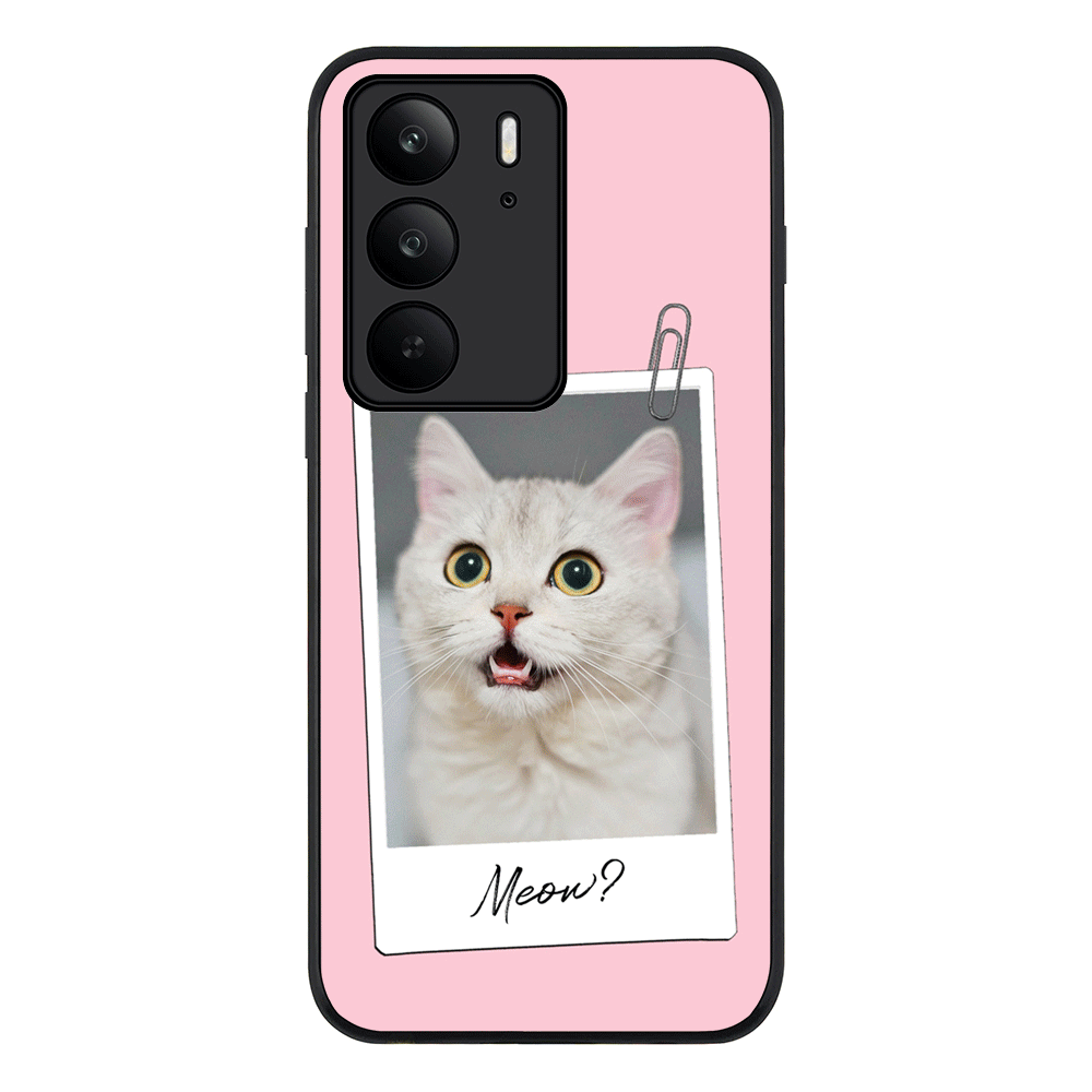 Polaroid Photo Pet Cat, Phone Case - Realme