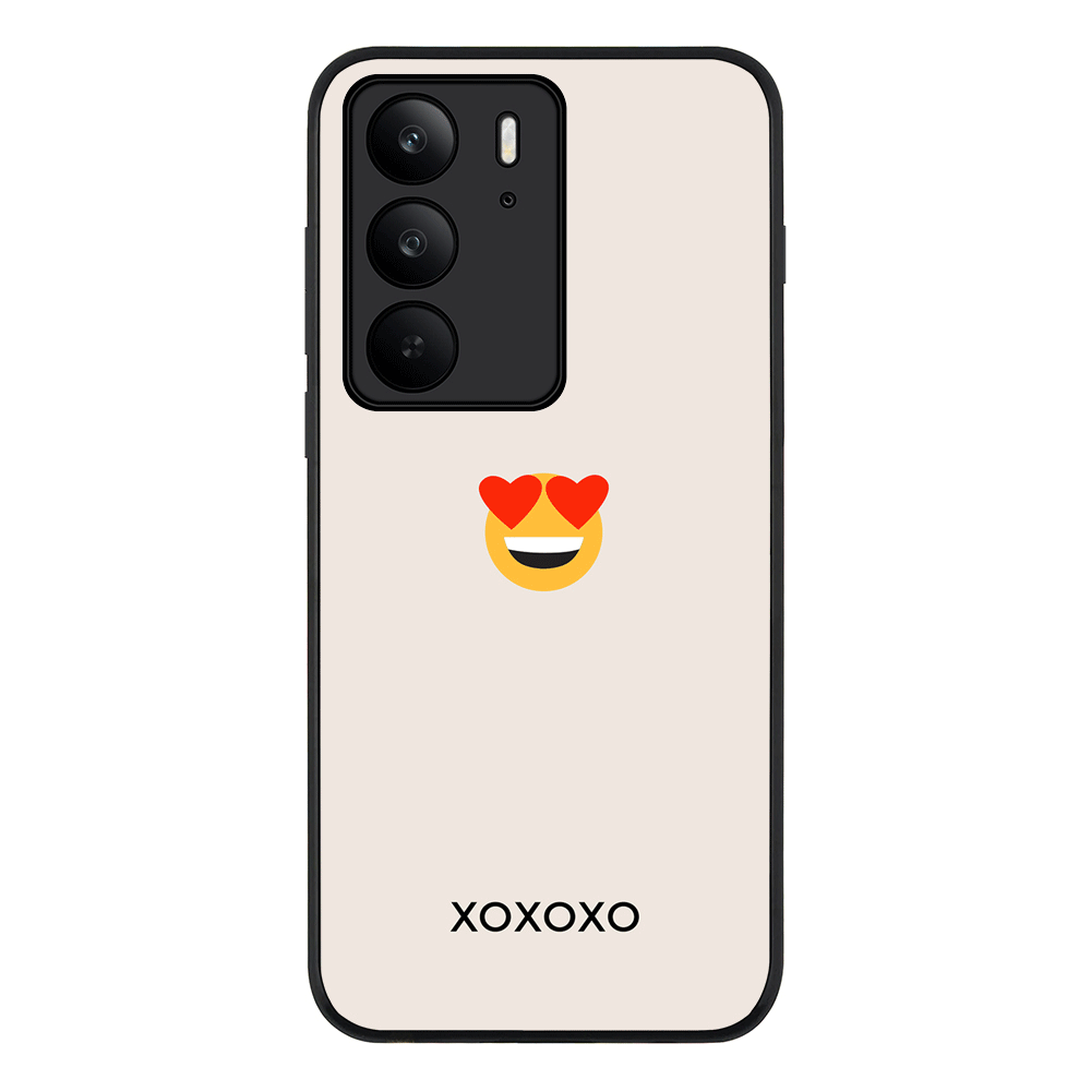 Custom Text Emojis Emoticons, Phone Case - Realme