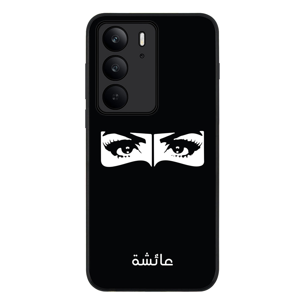 Custom Name Niqabi Eye, Phone Case - Realme