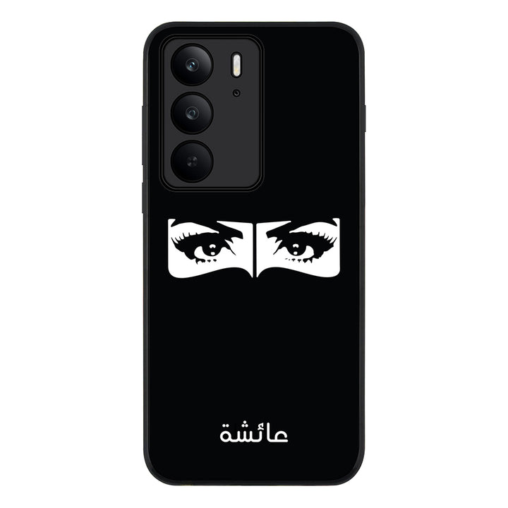 Custom Name Niqabi Eye, Phone Case - Realme
