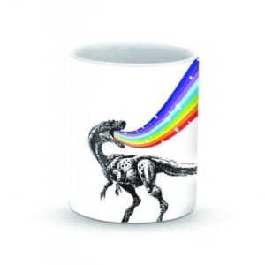 Rainbow Dino mug - Stylizedd